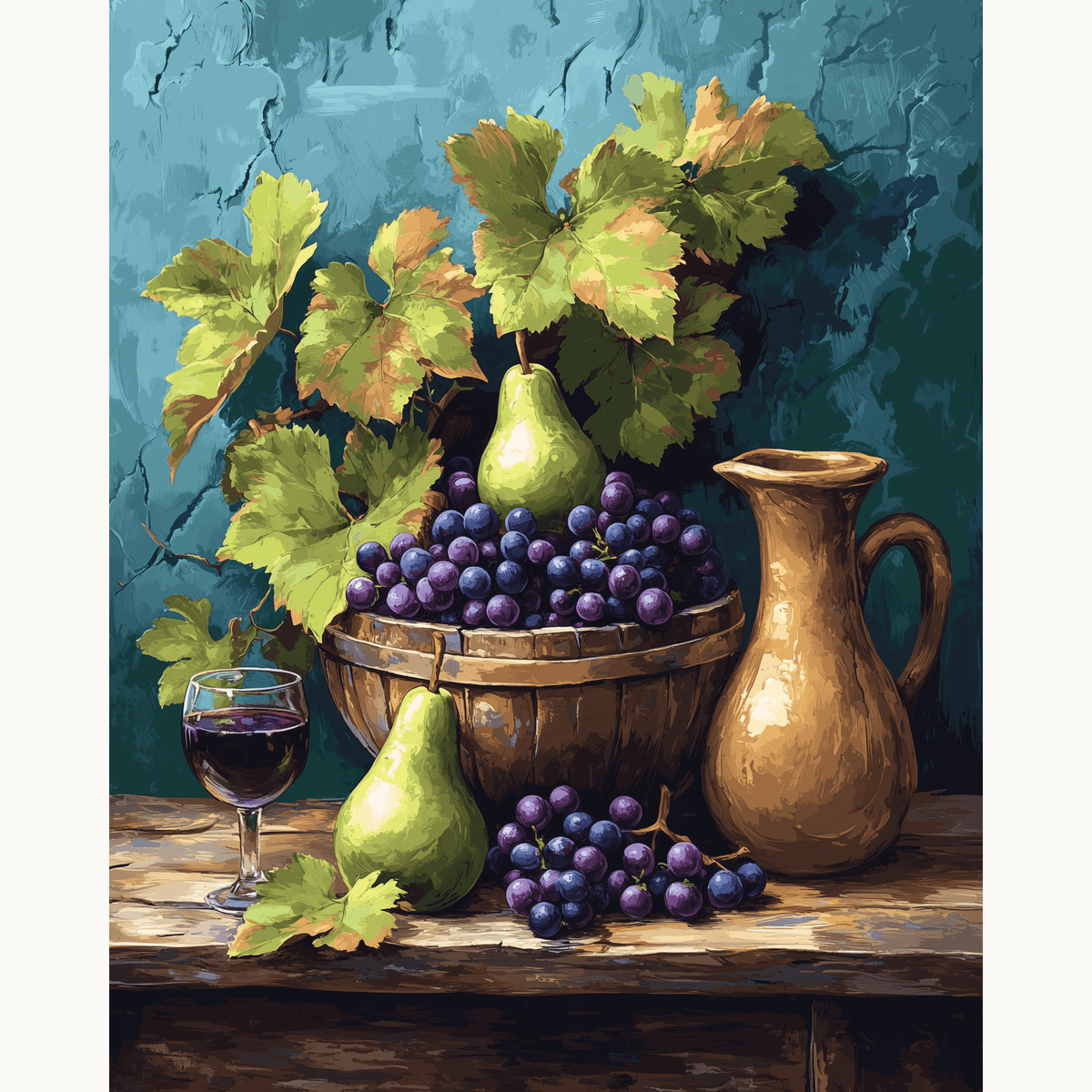 Tuscan Harvest - Number Artist Paint by Numbers Kits