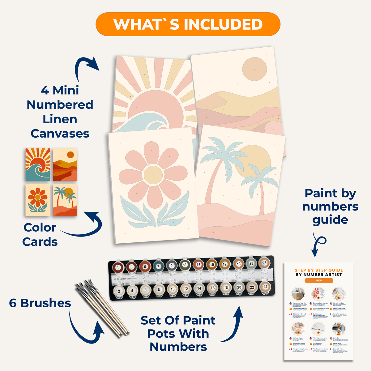 Golden Days Ahead - Number Artist Paint by Numbers Kits