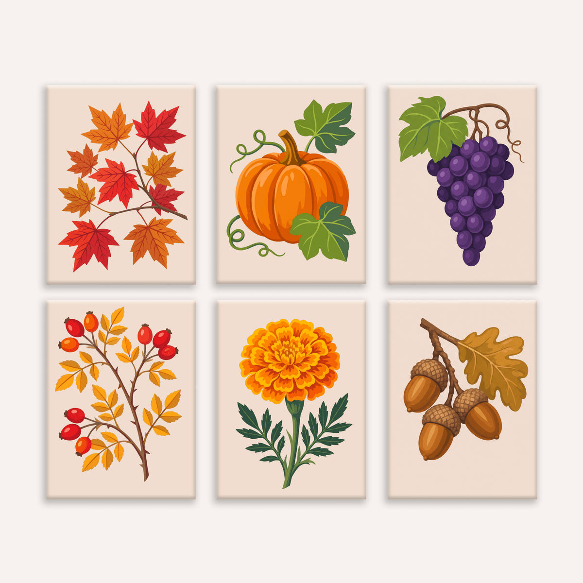 Autumn Harvest - Number Artist Paint by Numbers Kits