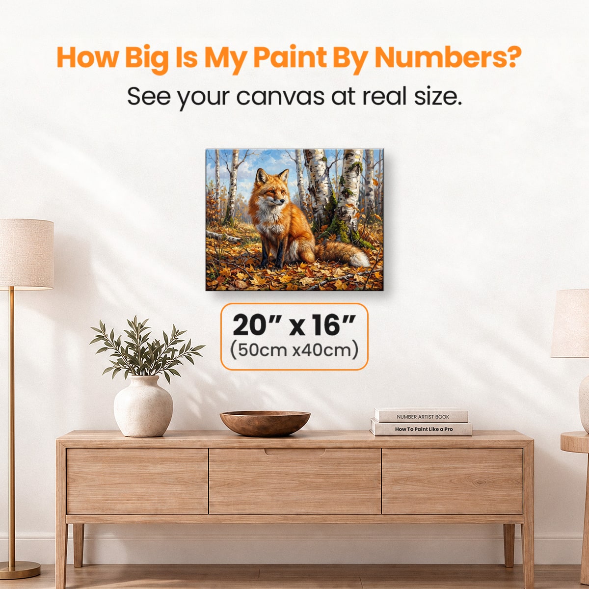 Foxfire Autumn - Number Artist Paint by Numbers Kits