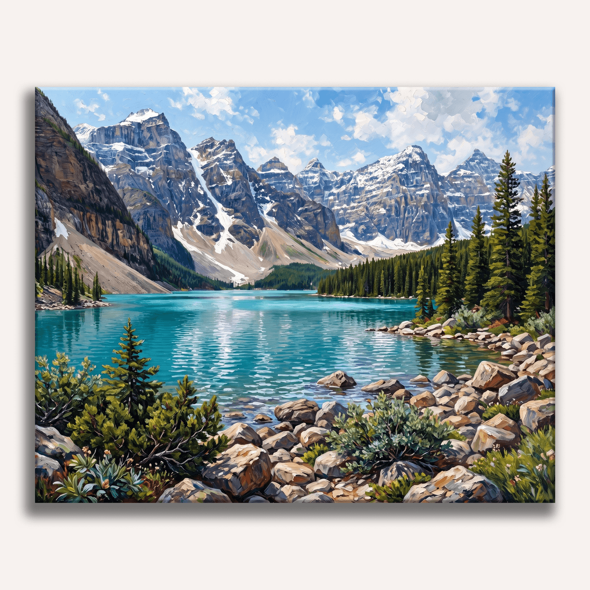 Turquoise Escape - Number Artist Paint by Numbers Kits