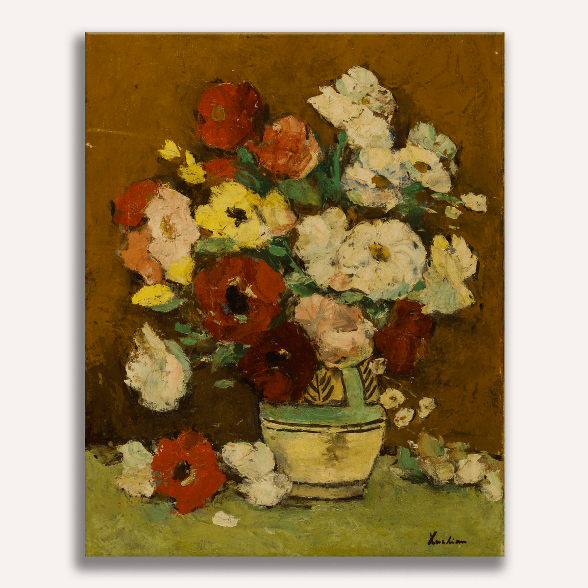 Anemones by Stefan Luchian - Number Artist Paint by Numbers Kits