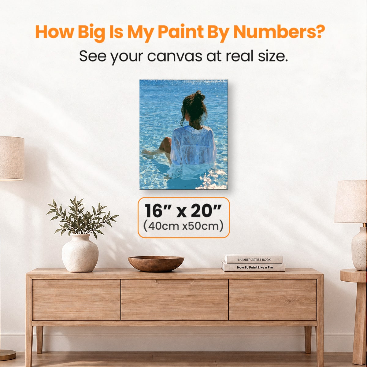 Gazing at the Ocean - Number Artist Paint by Numbers Kits