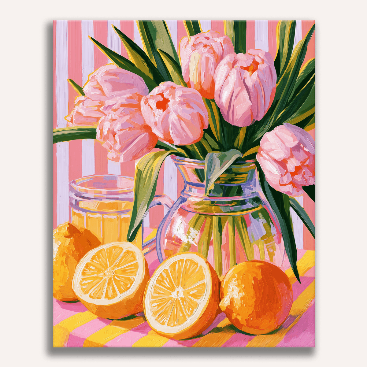 Fragrant Lemonade - Number Artist Paint by Numbers Kits