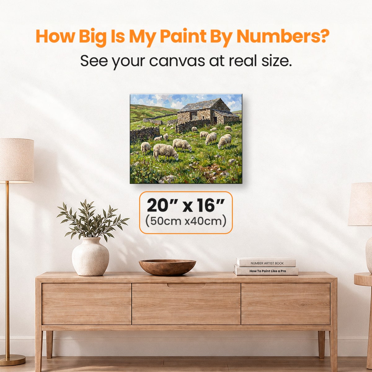 Gentle Hill Farm - Number Artist Paint by Numbers Kits