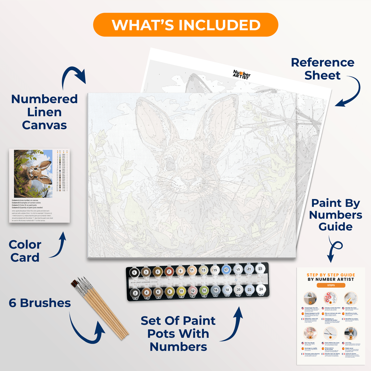 Rabbit’s Lair - Number Artist Paint by Numbers Kits