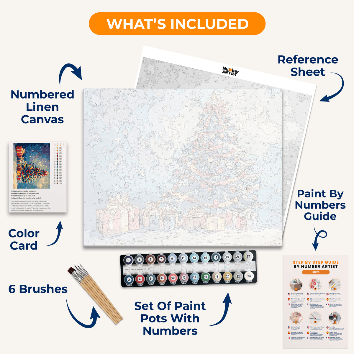 Tree of Surprises - Number Artist Paint by Numbers Kits