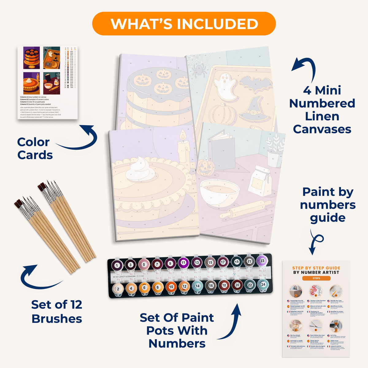 Spooky Bakery - Number Artist Paint by Numbers Kits