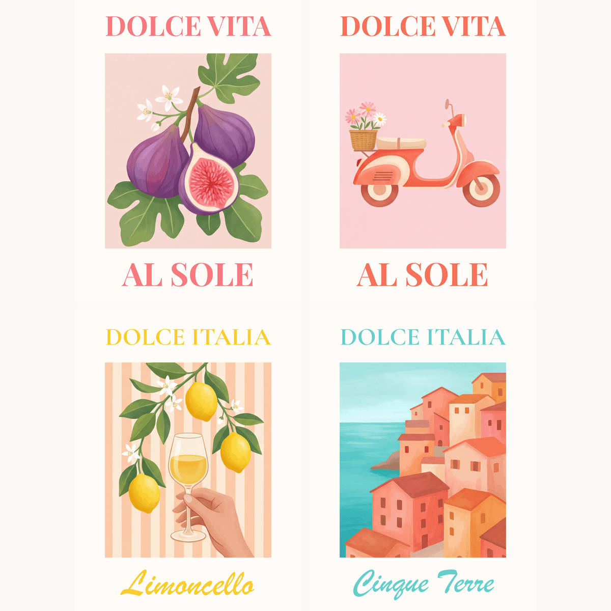 Dolce Vita - Number Artist Paint by Numbers Kits
