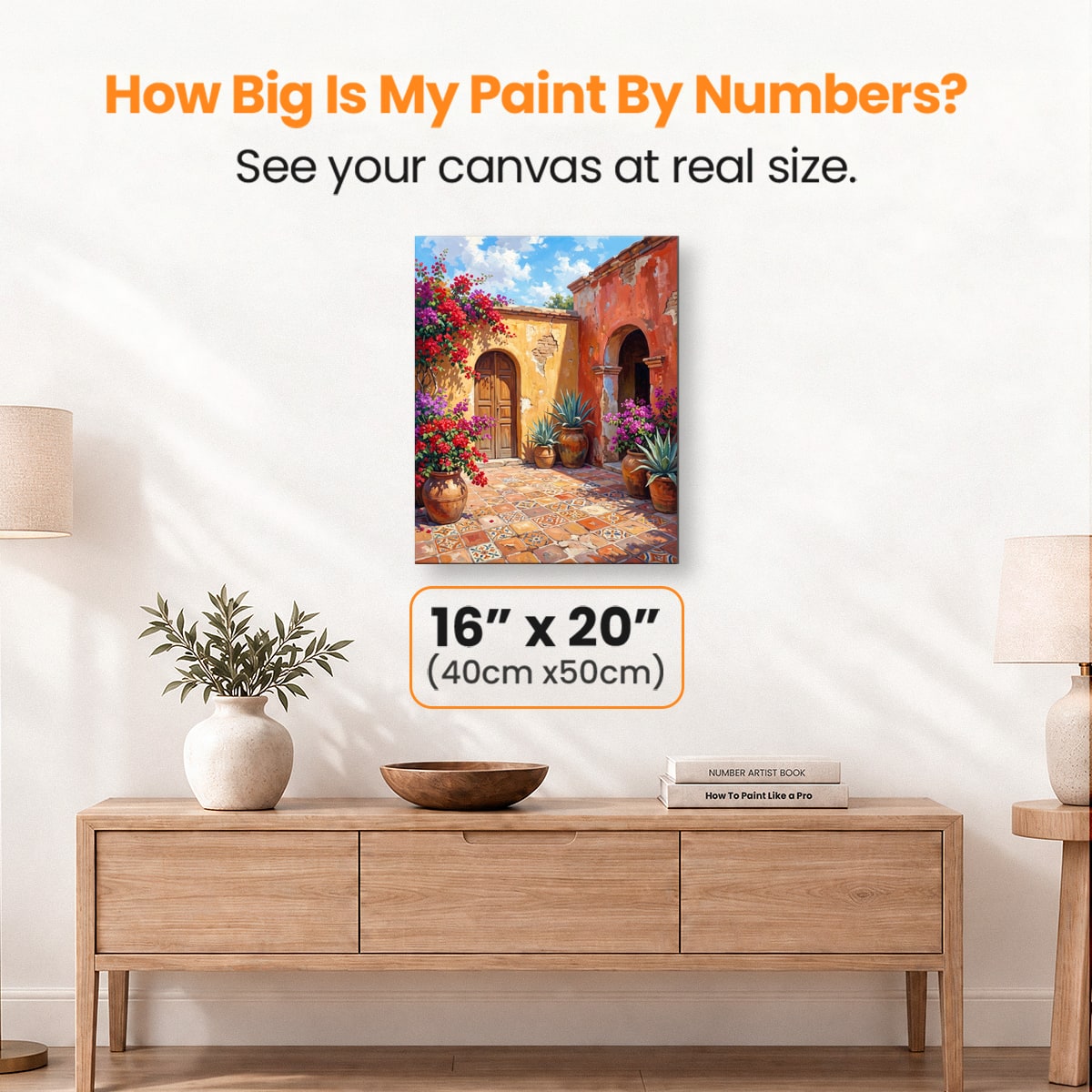 Oaxaca Courtyard - Number Artist Paint by Numbers Kits