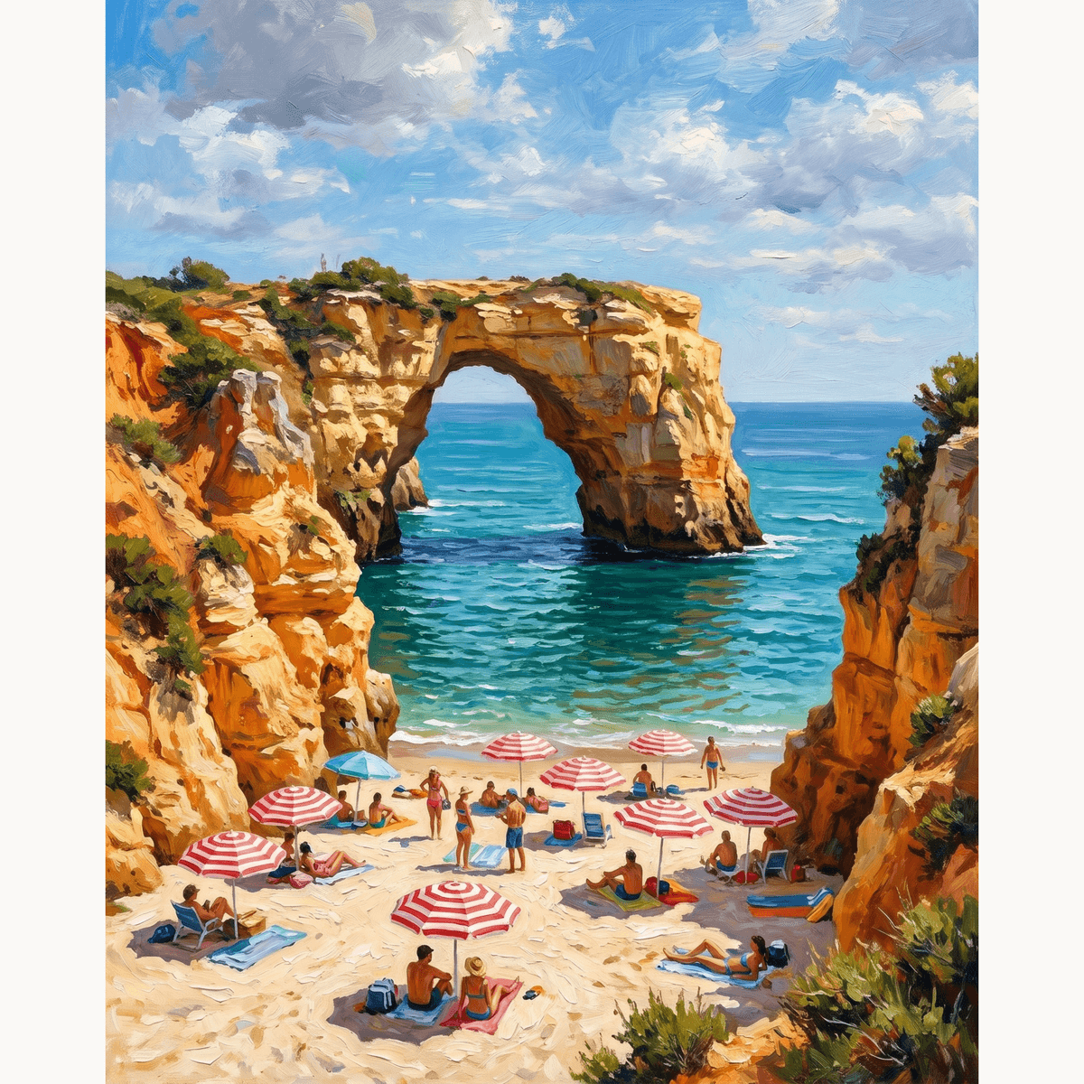 Algarve Sea Arch - Number Artist Paint by Numbers Kits