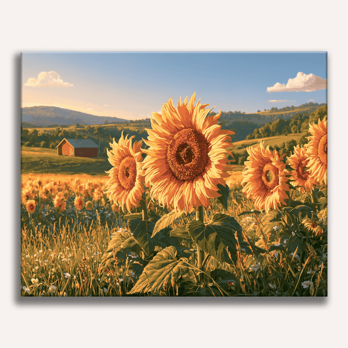 Sunflower Warmth - Number Artist Paint by Numbers Kits