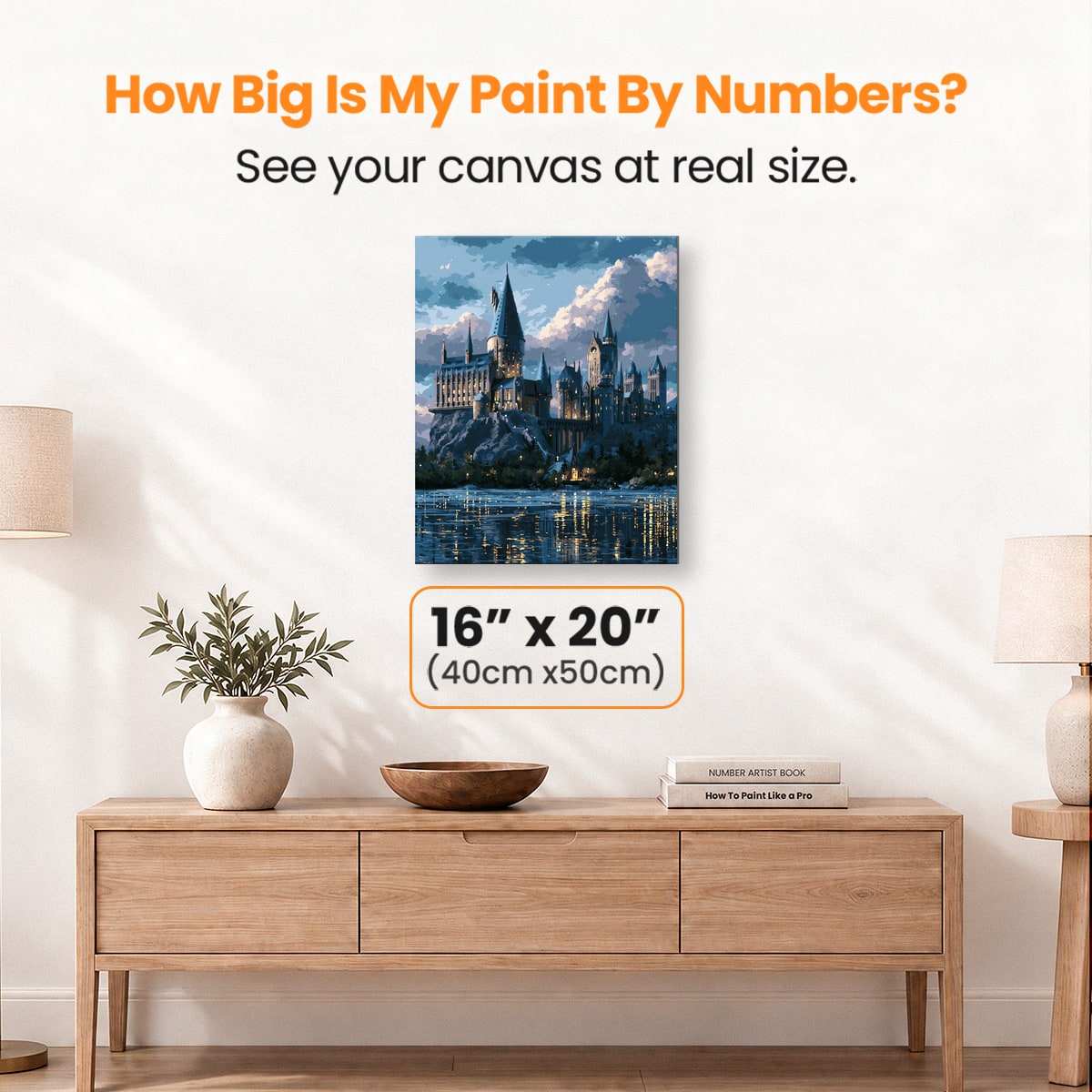 Castle Lights - Number Artist Paint by Numbers Kits