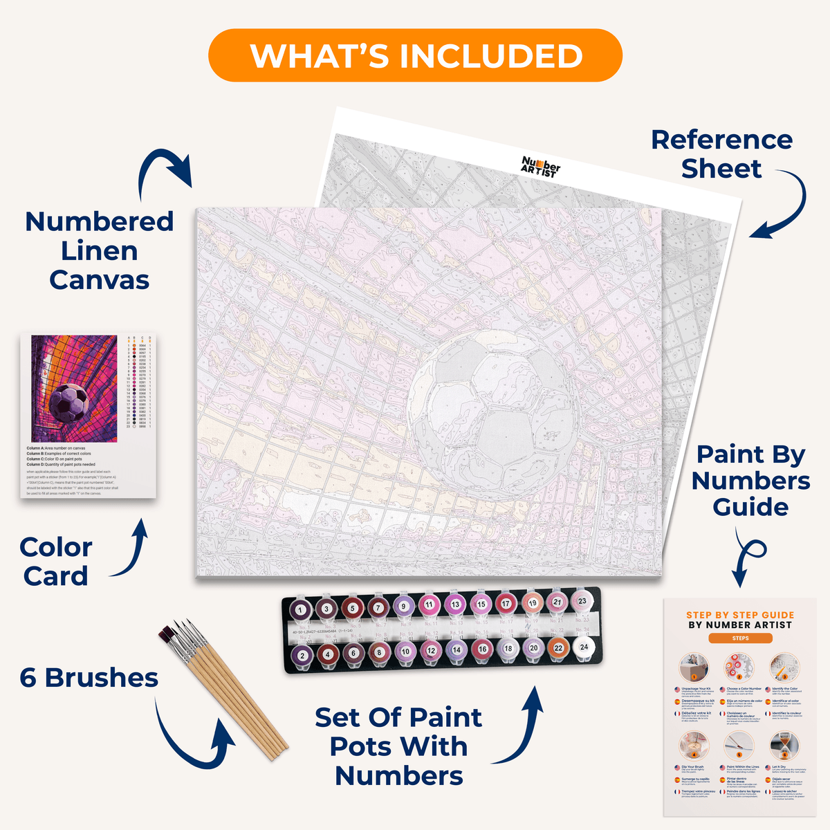 Sunset Goal - Number Artist Paint by Numbers Kits