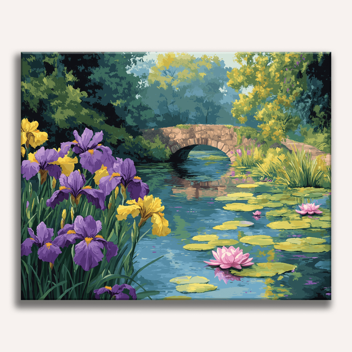 Iris Bridge - Number Artist Paint by Numbers Kits