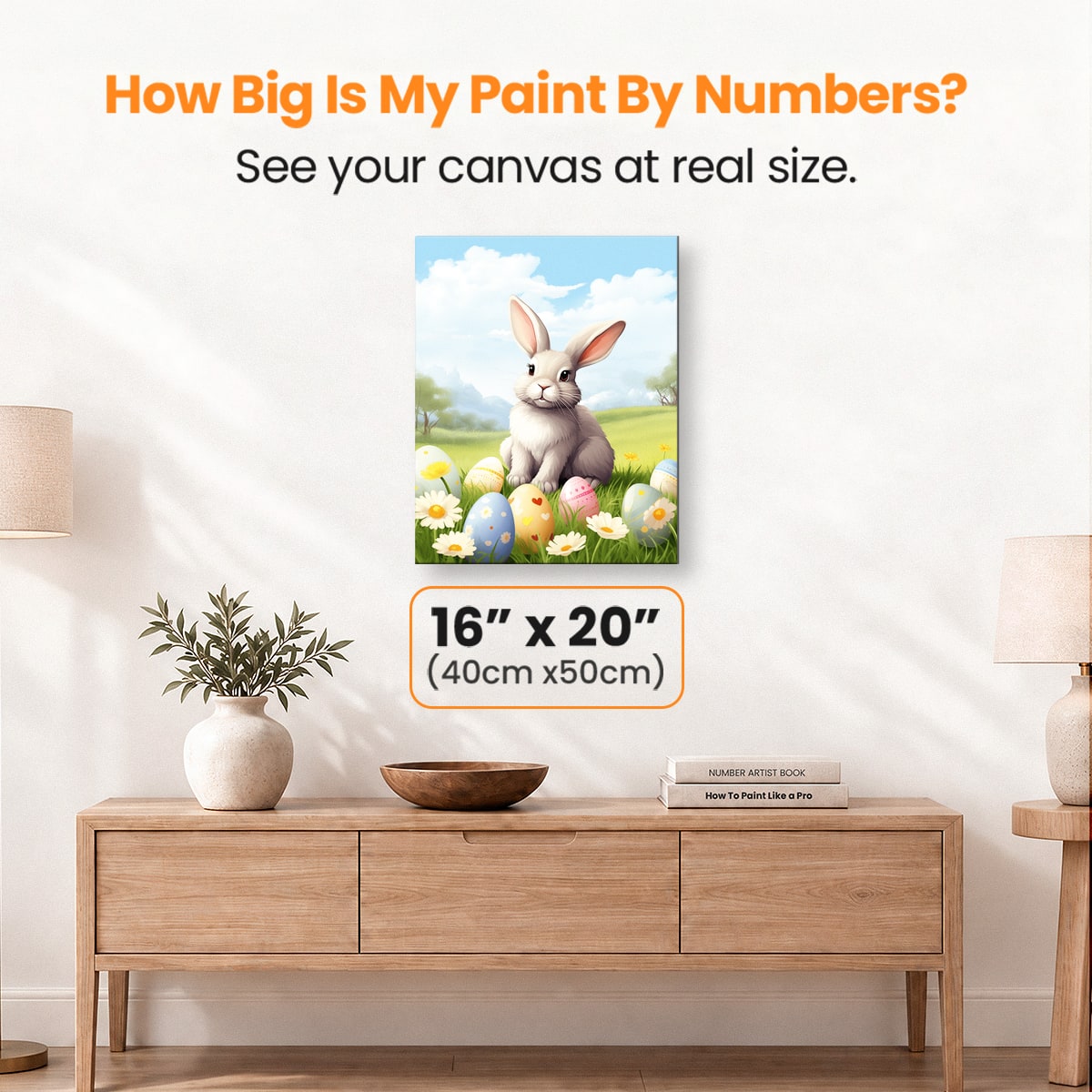 Easter Bunny - Number Artist Paint by Numbers Kits