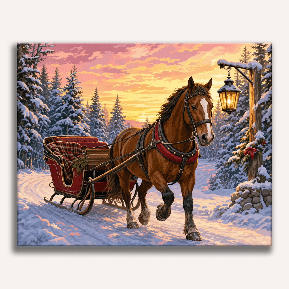 Winter Escape - Number Artist Paint by Numbers Kits