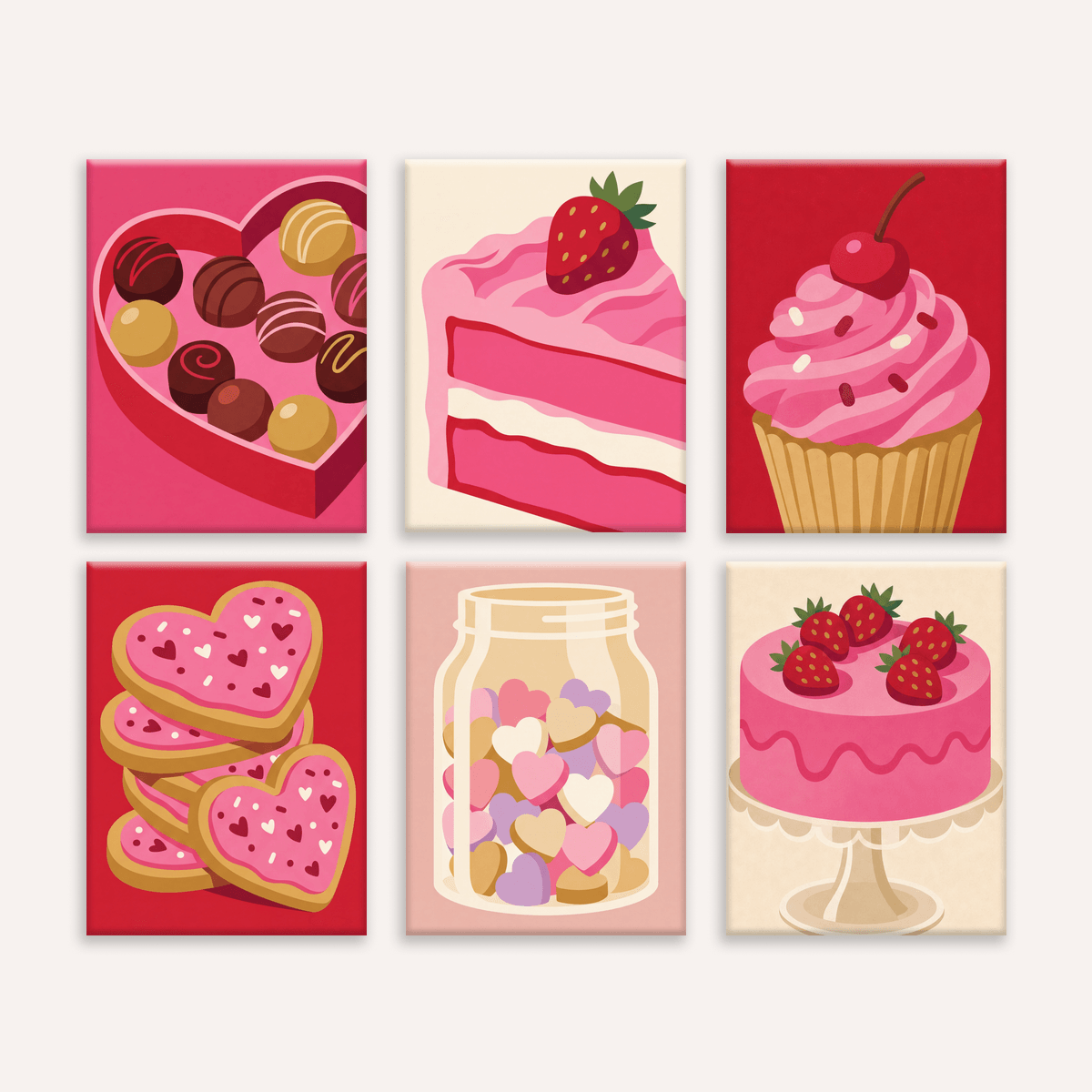 Sugary Valentine - Number Artist Paint by Numbers Kits