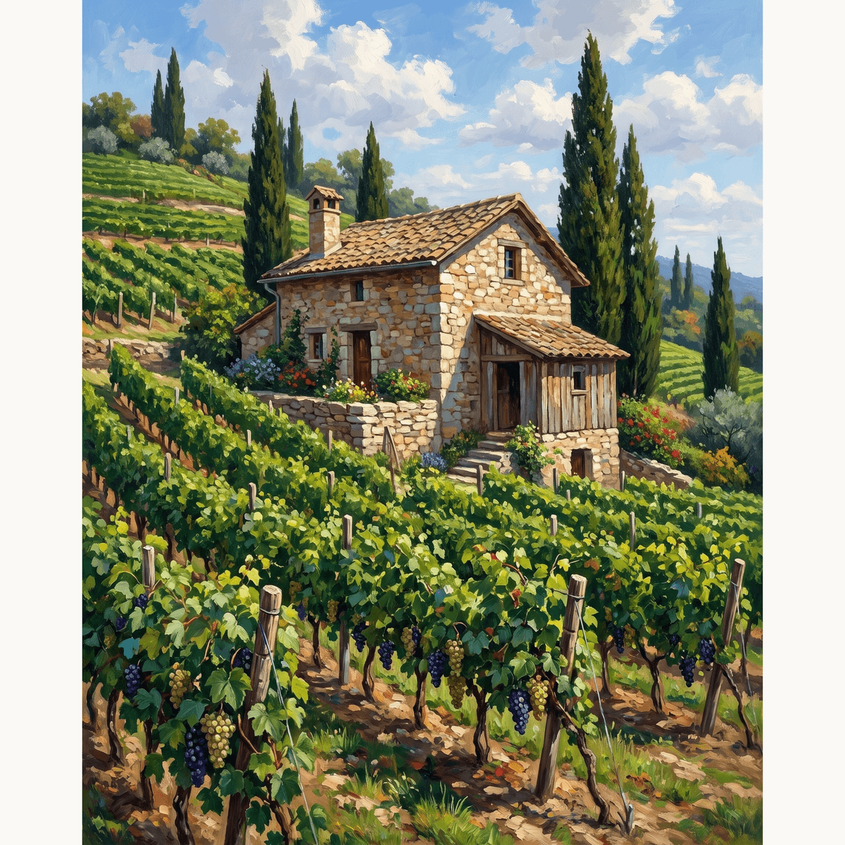 Harvest Hideaway - Number Artist Paint by Numbers Kits