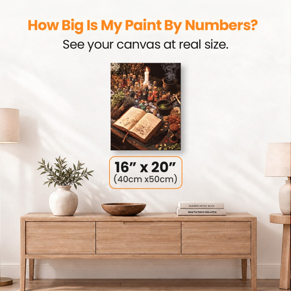 Cauldron Ingredients - Number Artist Paint by Numbers Kits