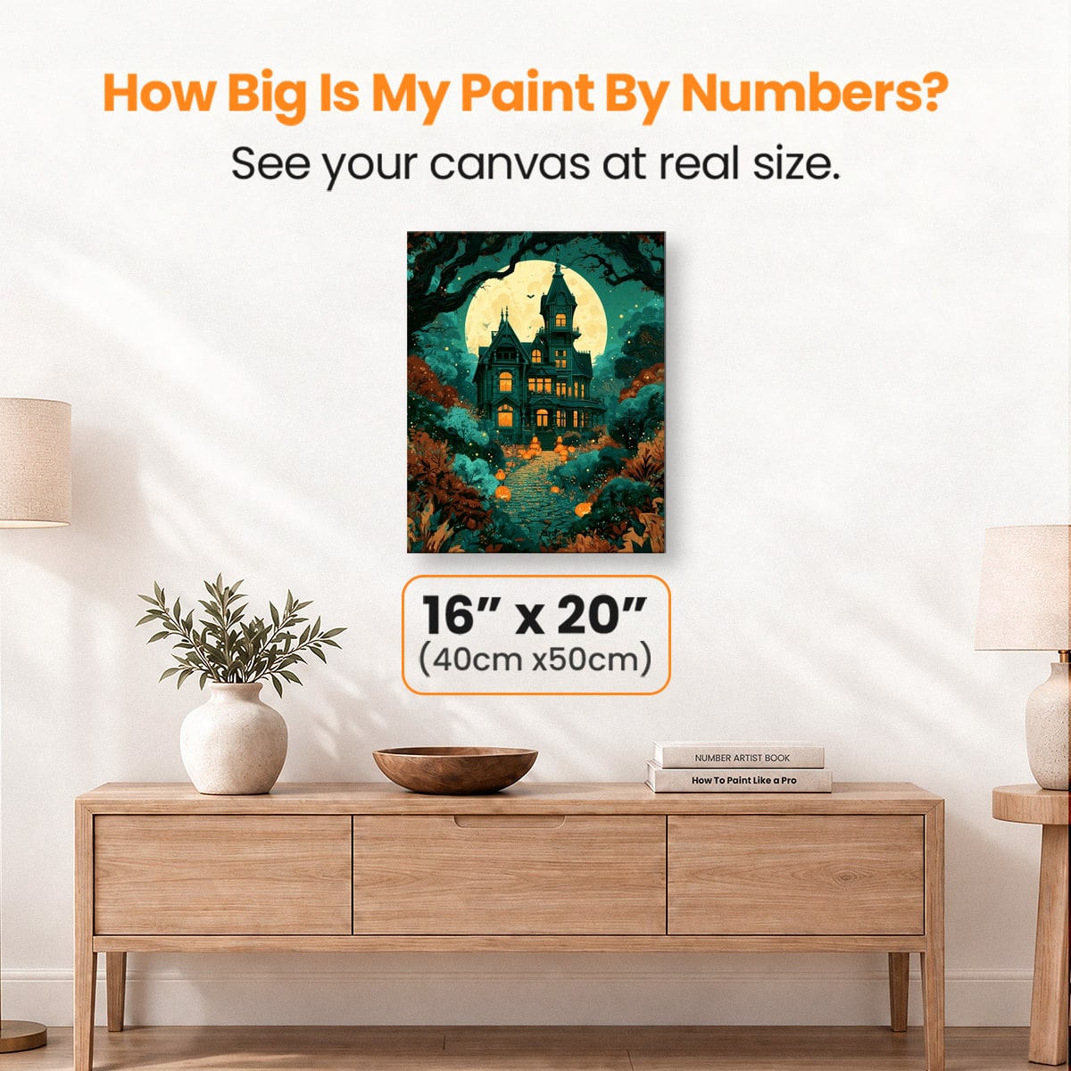 Victorian Haunted House - Number Artist Paint by Numbers Kits