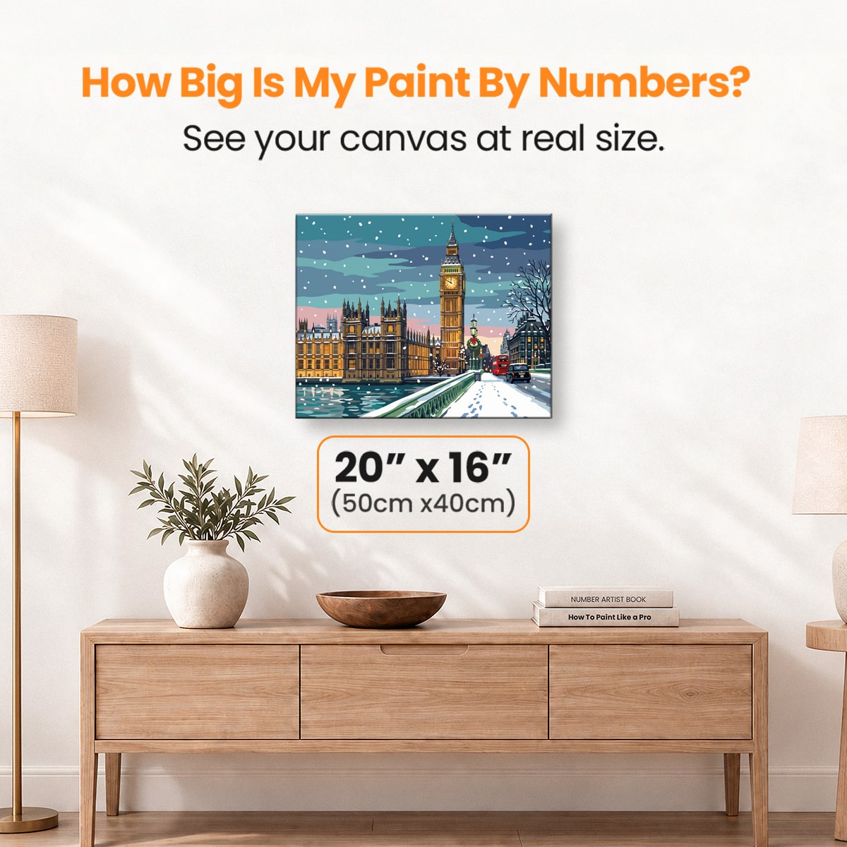 Big Ben Snowfall - Number Artist Paint by Numbers Kits