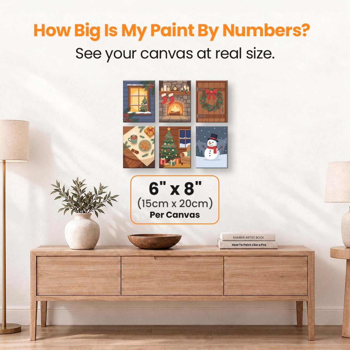 Merry Little Christmas - Number Artist Paint by Numbers Kits