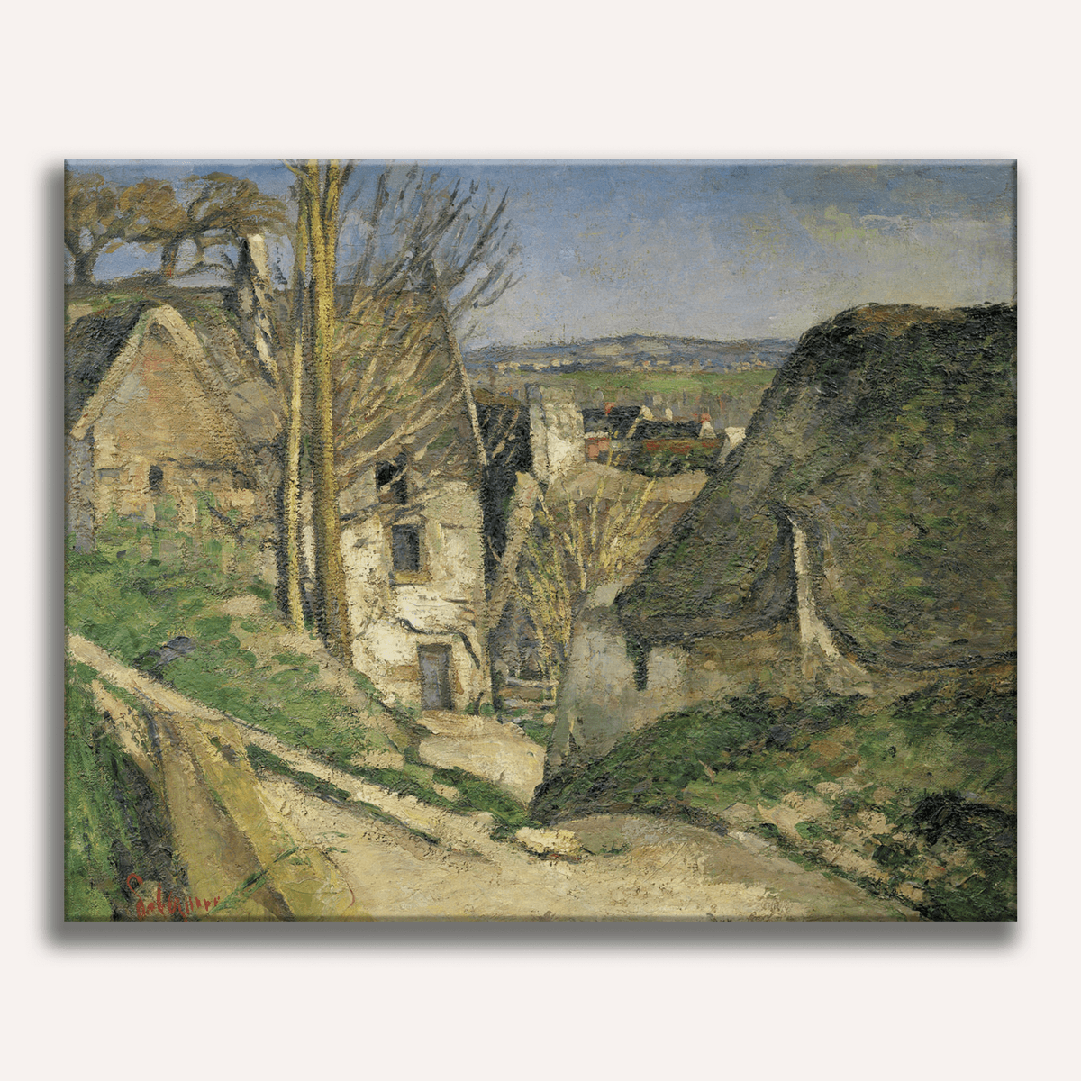The House of the Hanged Man by Paul Cezanne - Number Artist Paint by Numbers Kits
