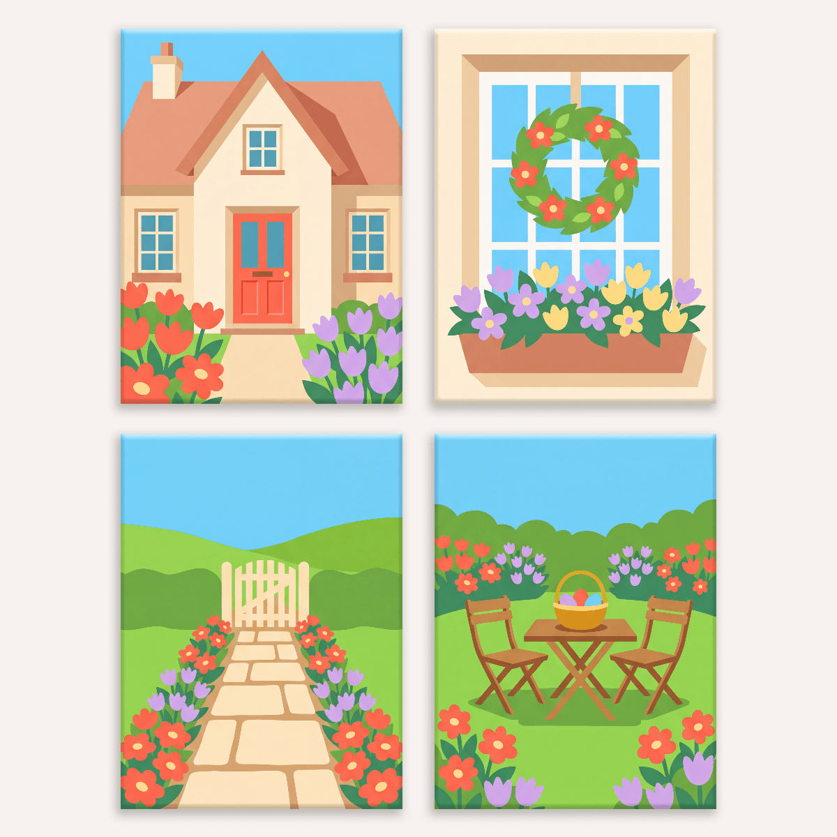 Cottage Welcome - Number Artist Paint by Numbers Kits