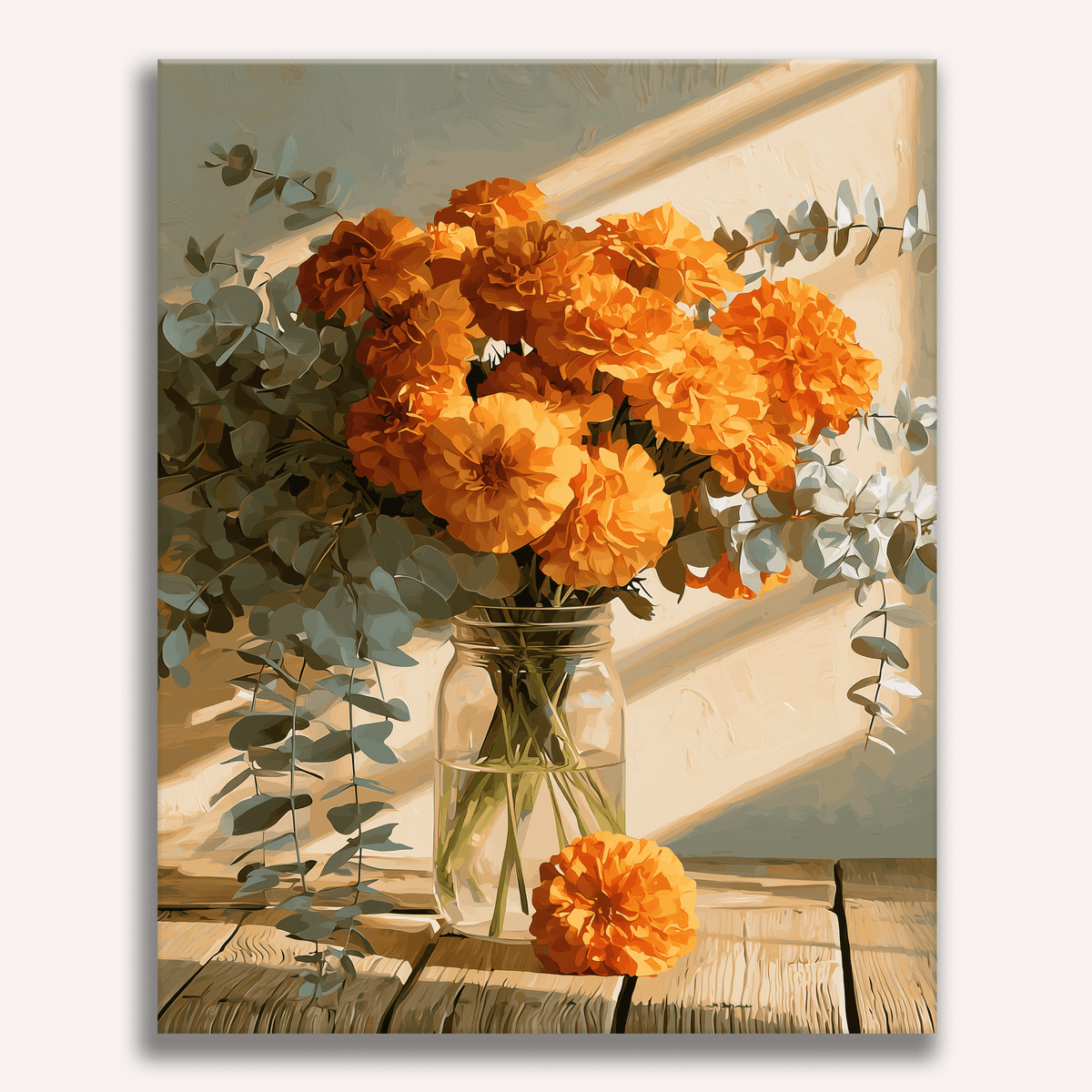 Rays of Marigold - Number Artist Paint by Numbers Kits
