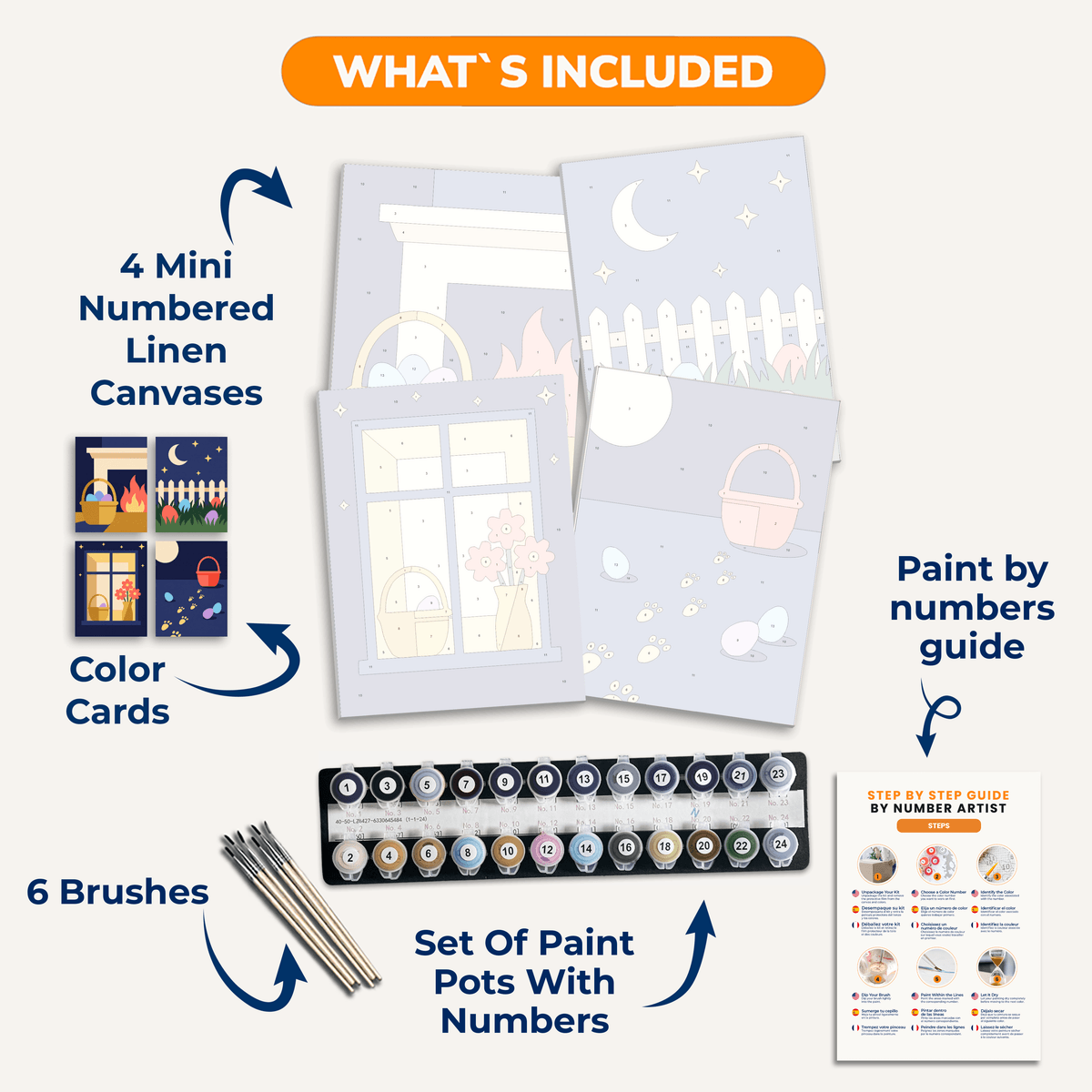 Night Magic - Number Artist Paint by Numbers Kits