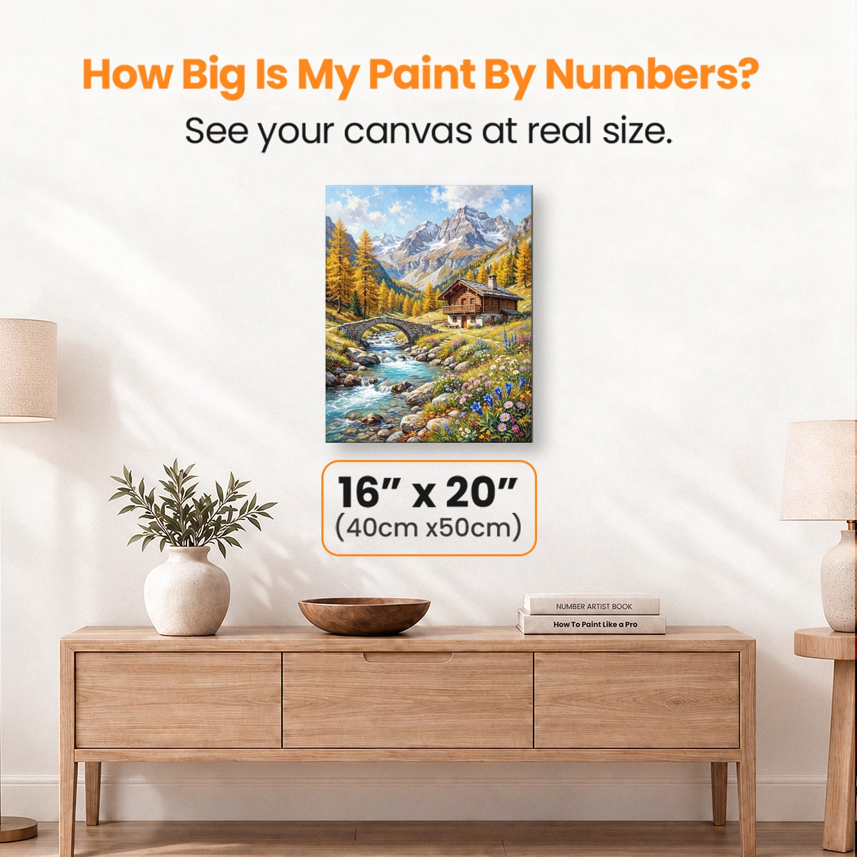 Alpine Peace - Number Artist Paint by Numbers Kits