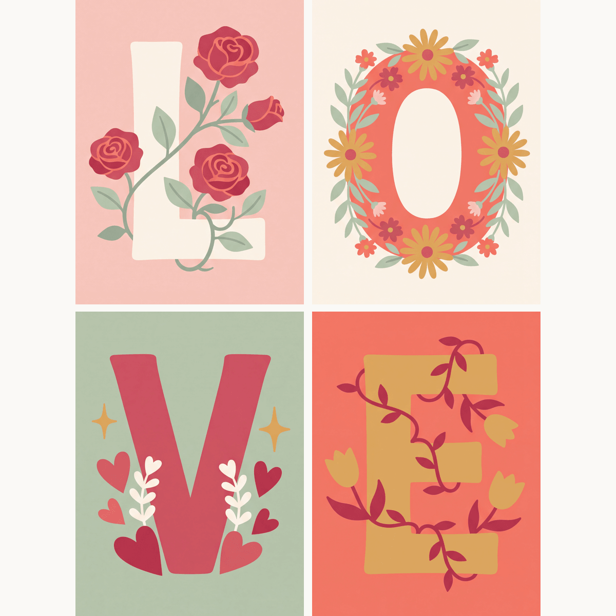 Love Letters - Number Artist Paint by Numbers Kits