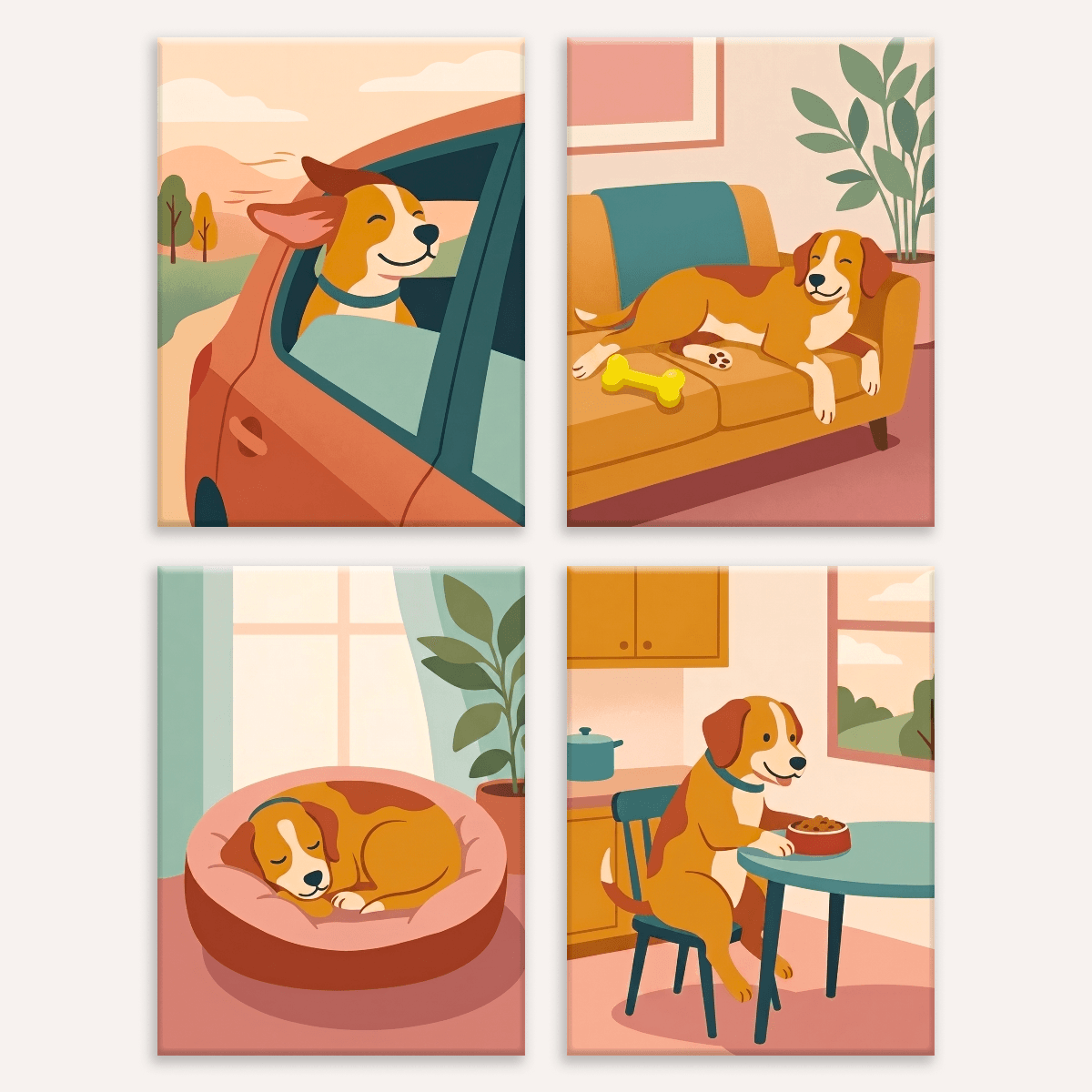 Canine Days - Number Artist Paint by Numbers Kits
