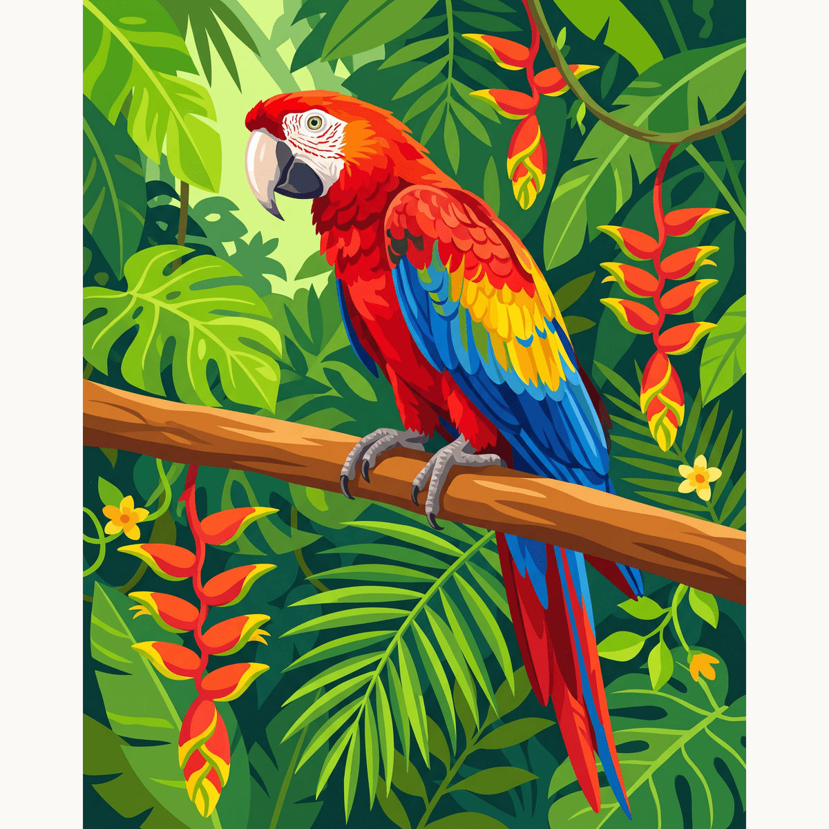 Tropical Pride - Number Artist Paint by Numbers Kits