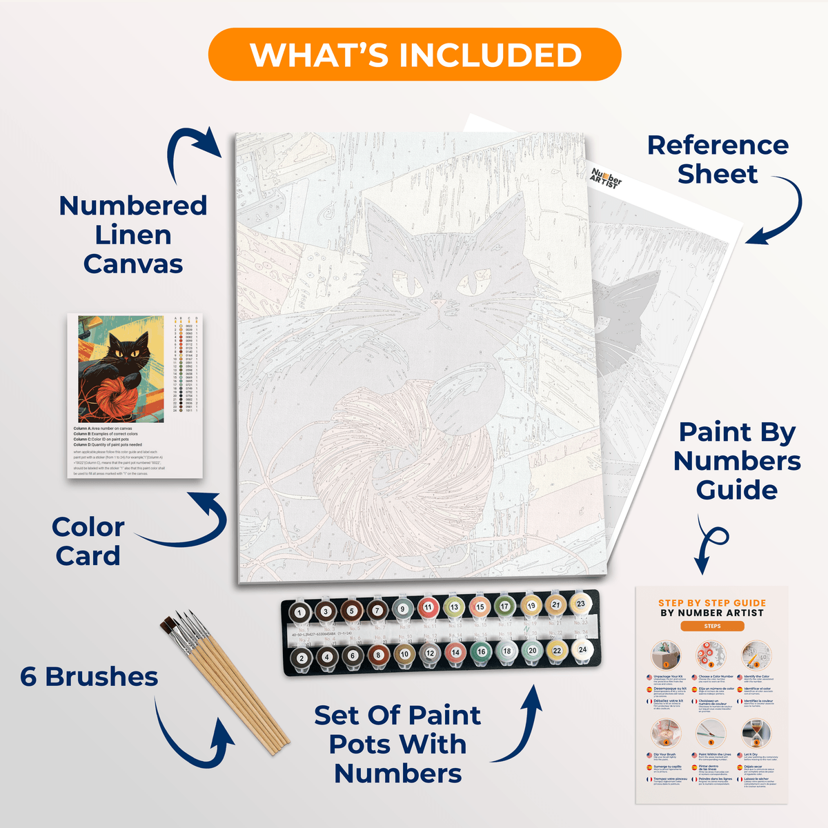 Yarn Hunter - Number Artist Paint by Numbers Kits
