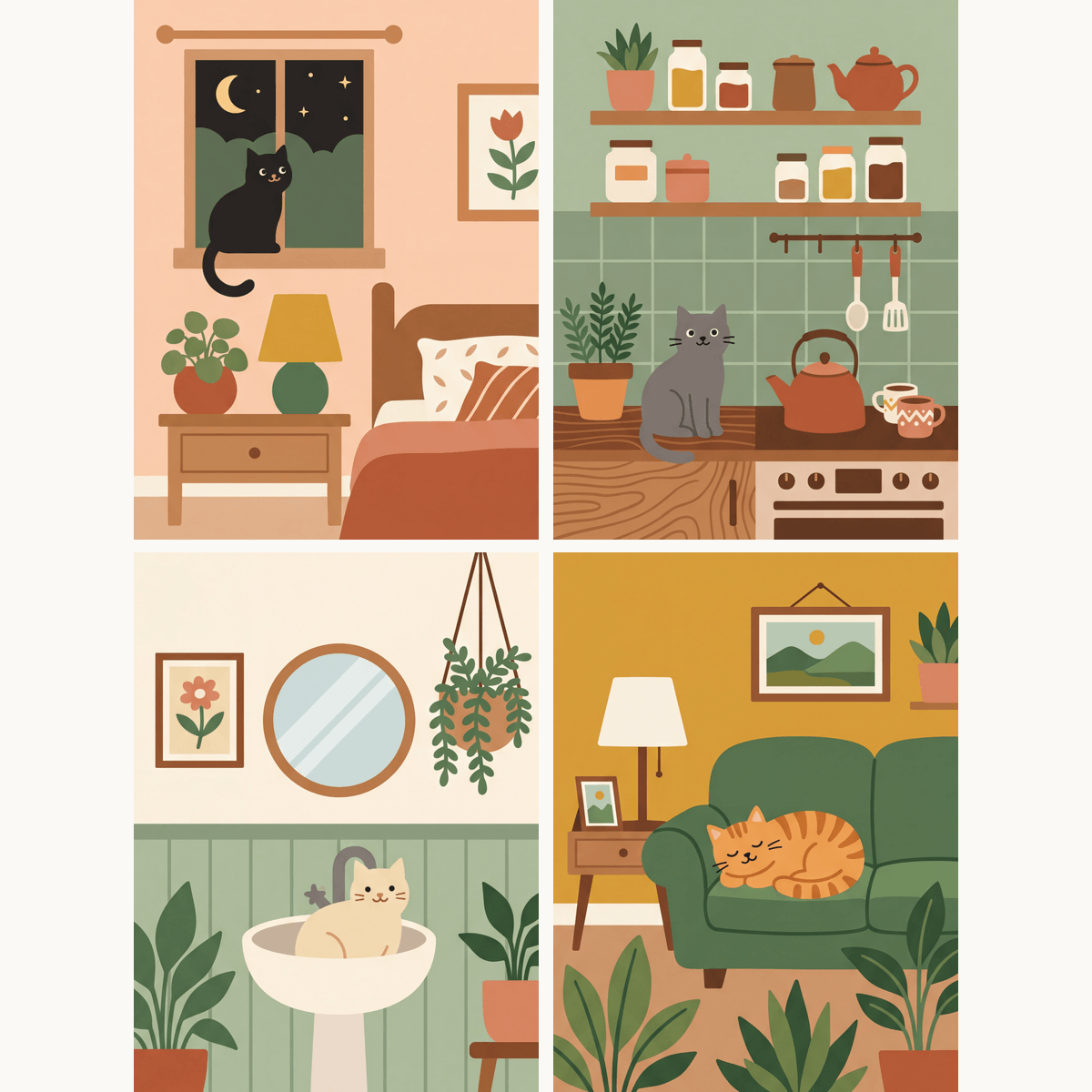 Quiet Companionship - Number Artist Paint by Numbers Kits