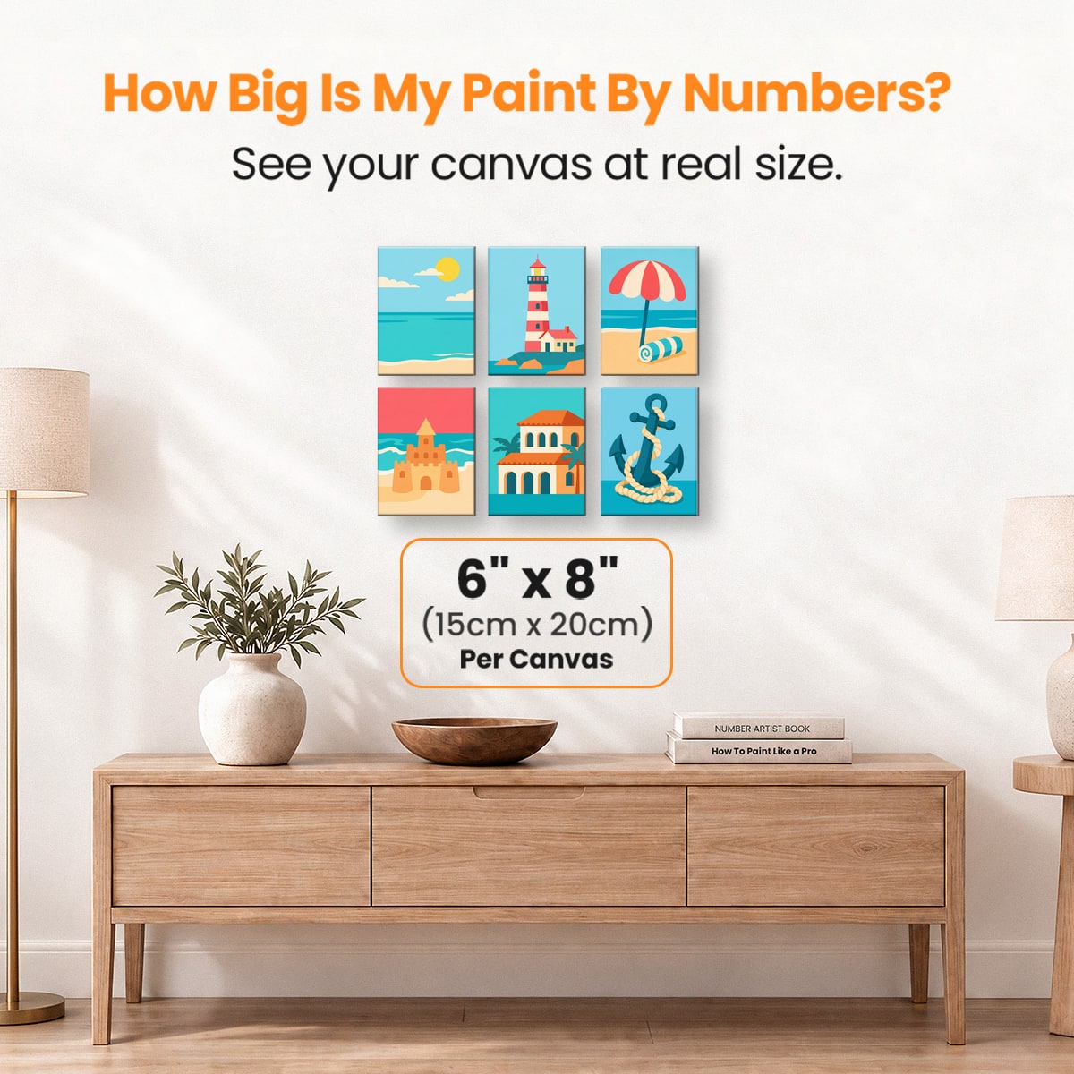 Lighthouse Coast - Number Artist Paint by Numbers Kits