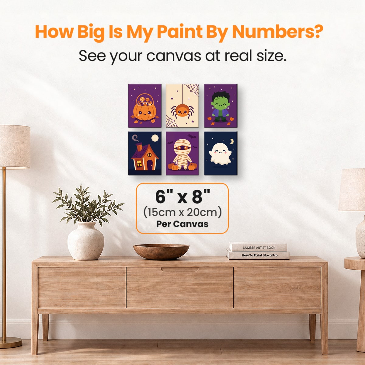 Candy and Cobwebs - Number Artist Paint by Numbers Kits