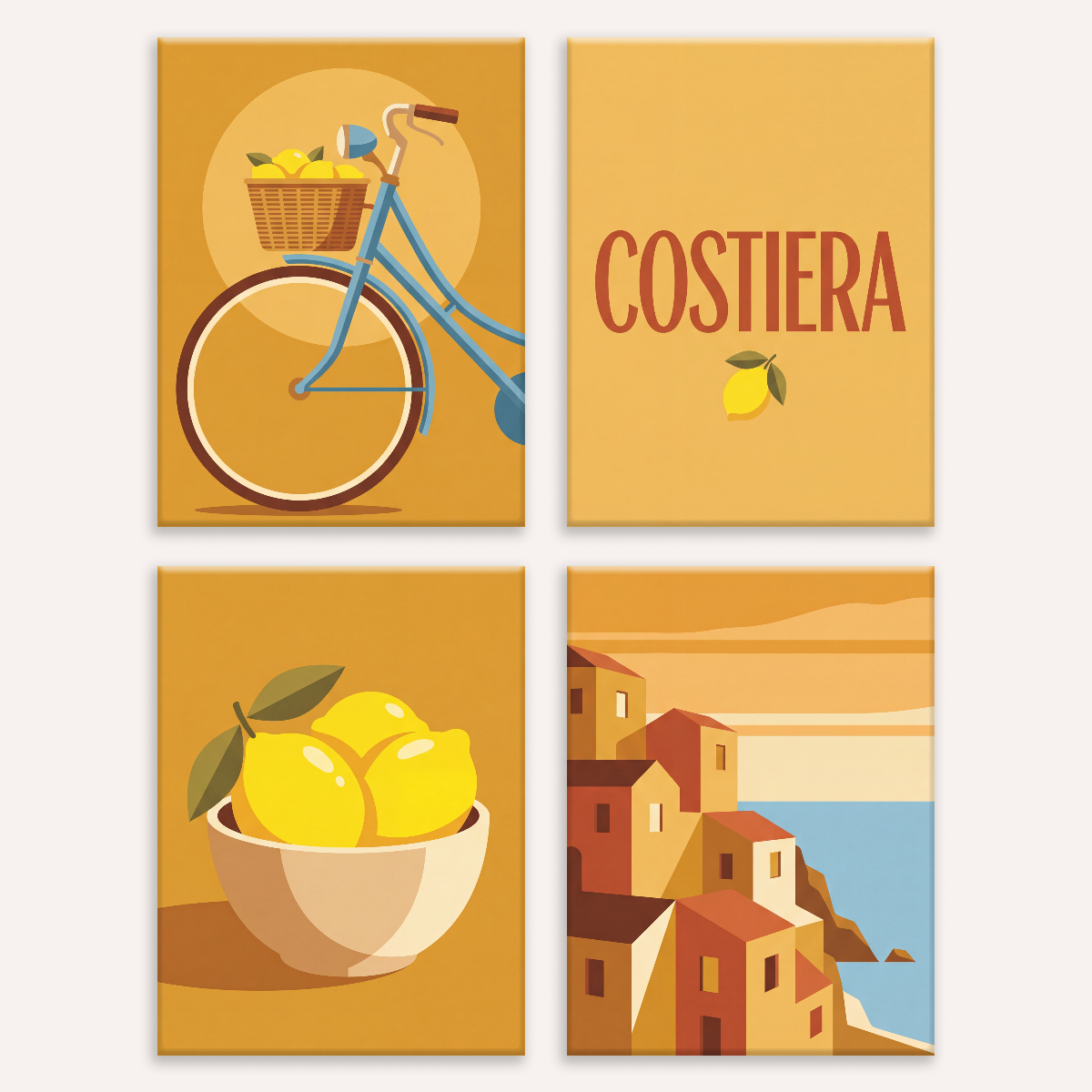 Amalfi Coast - Number Artist Paint by Numbers Kits