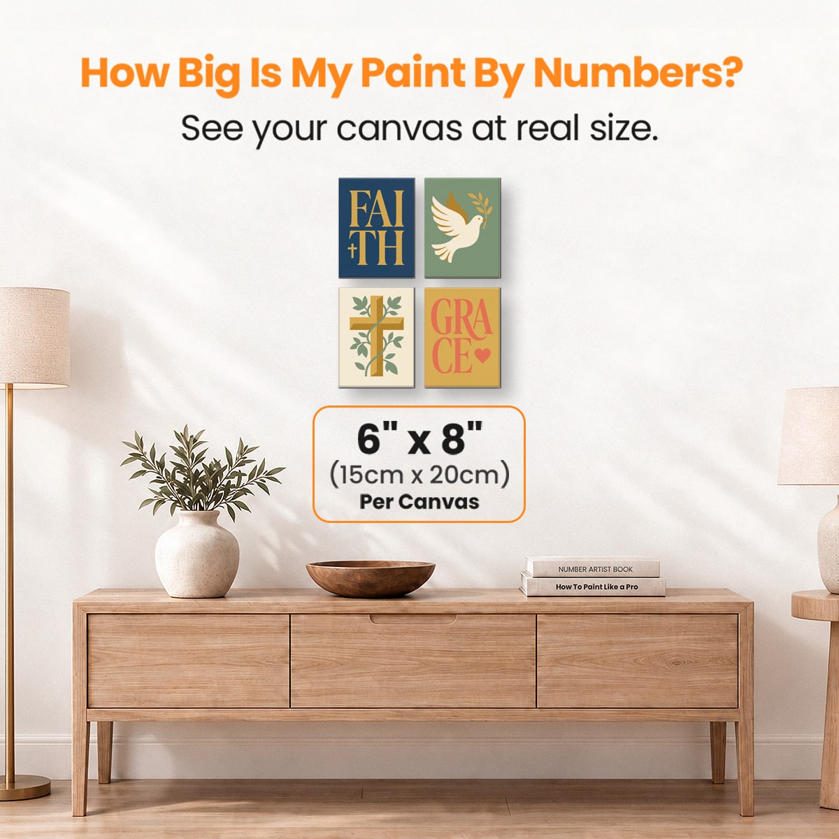 Faith and Grace - Number Artist Paint by Numbers Kits