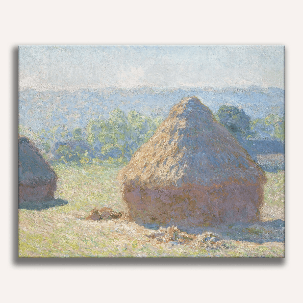Haystacks, End of Summer by Claude Monet - Number Artist Paint by Numbers Kits