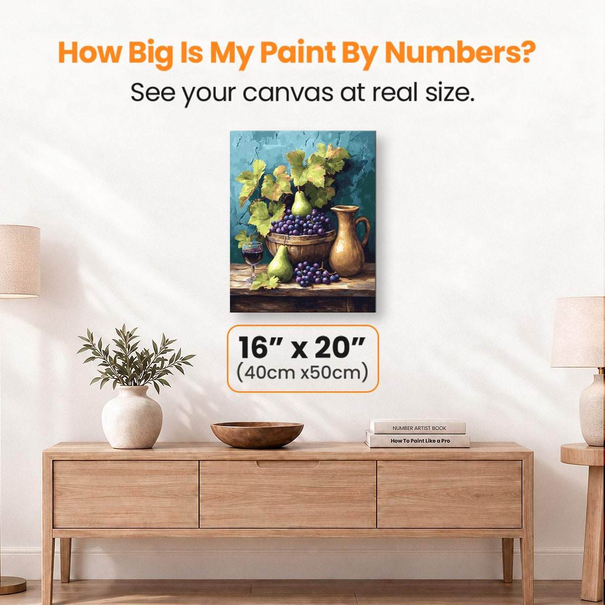 Tuscan Harvest - Number Artist Paint by Numbers Kits
