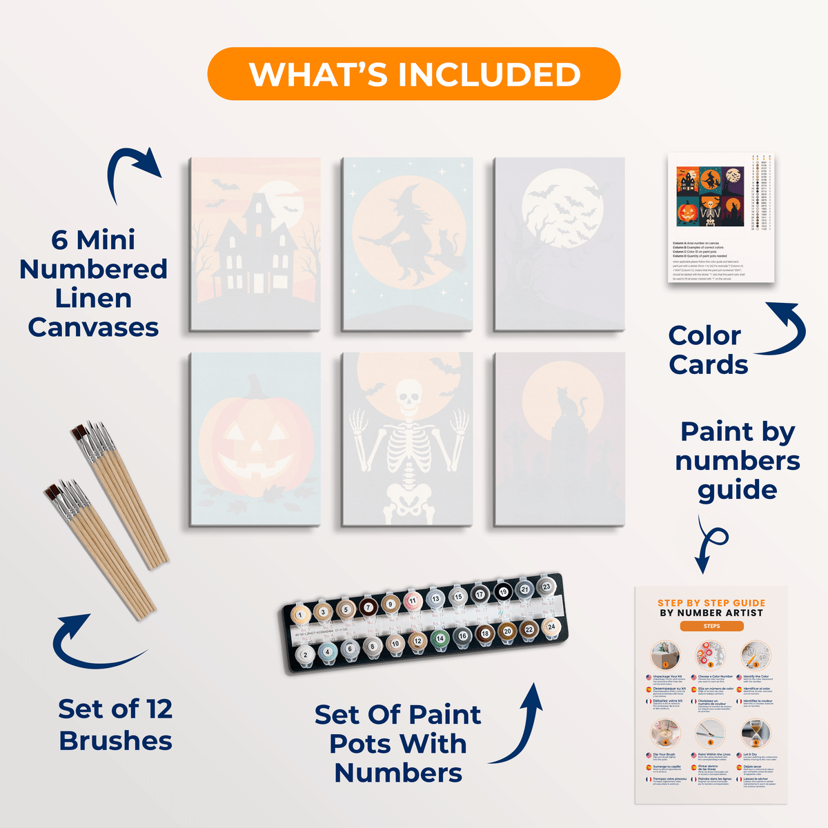 Graveyard Gathering - Number Artist Paint by Numbers Kits