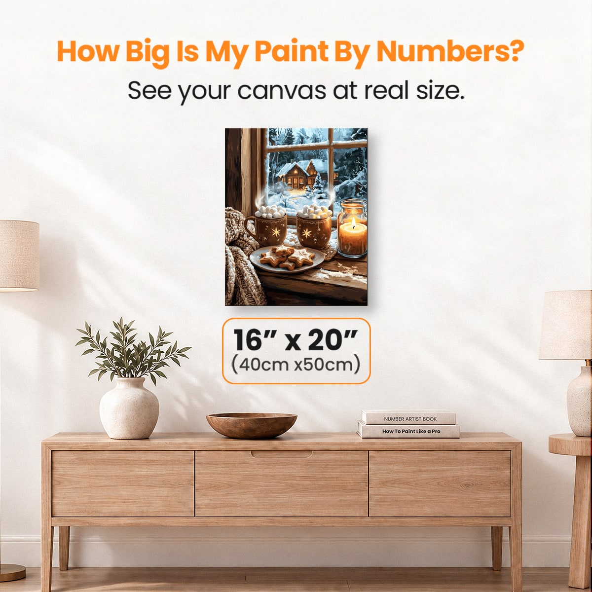 Steaming Hot Cocoa - Number Artist Paint by Numbers Kits