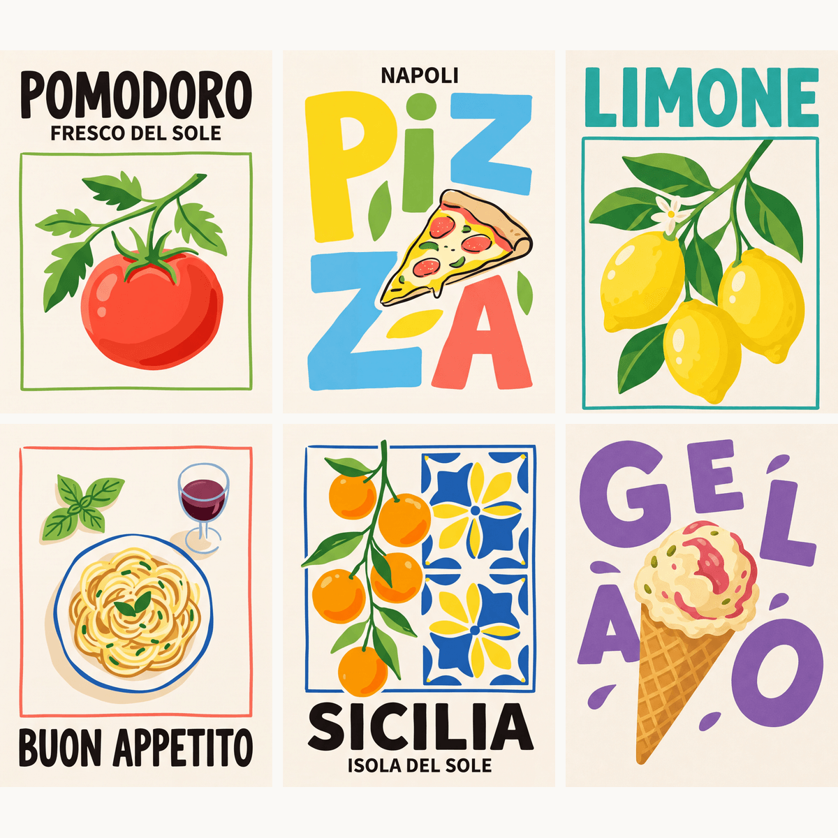 Flavors of Naples - Number Artist Paint by Numbers Kits