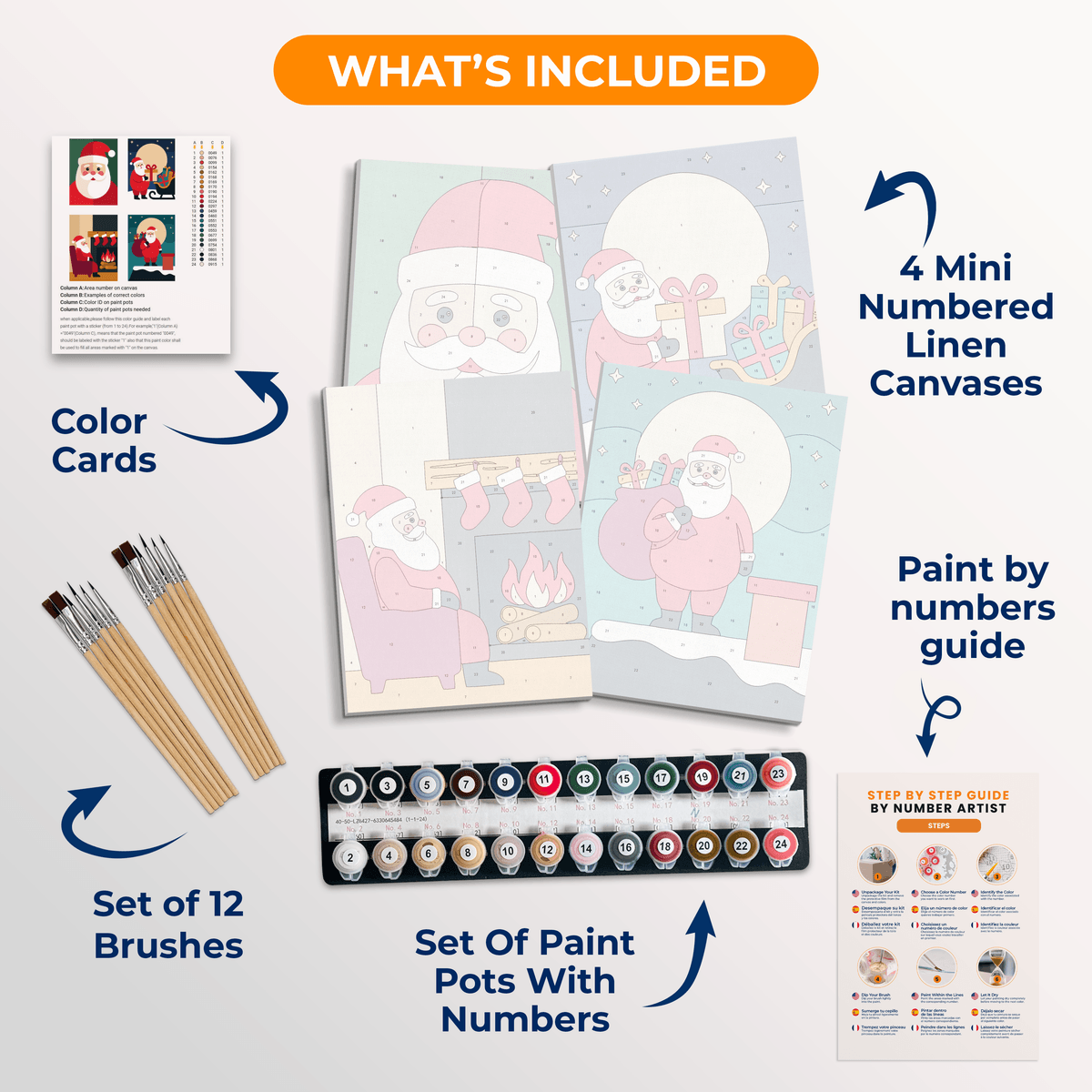 Santa Claus Magic - Number Artist Paint by Numbers Kits