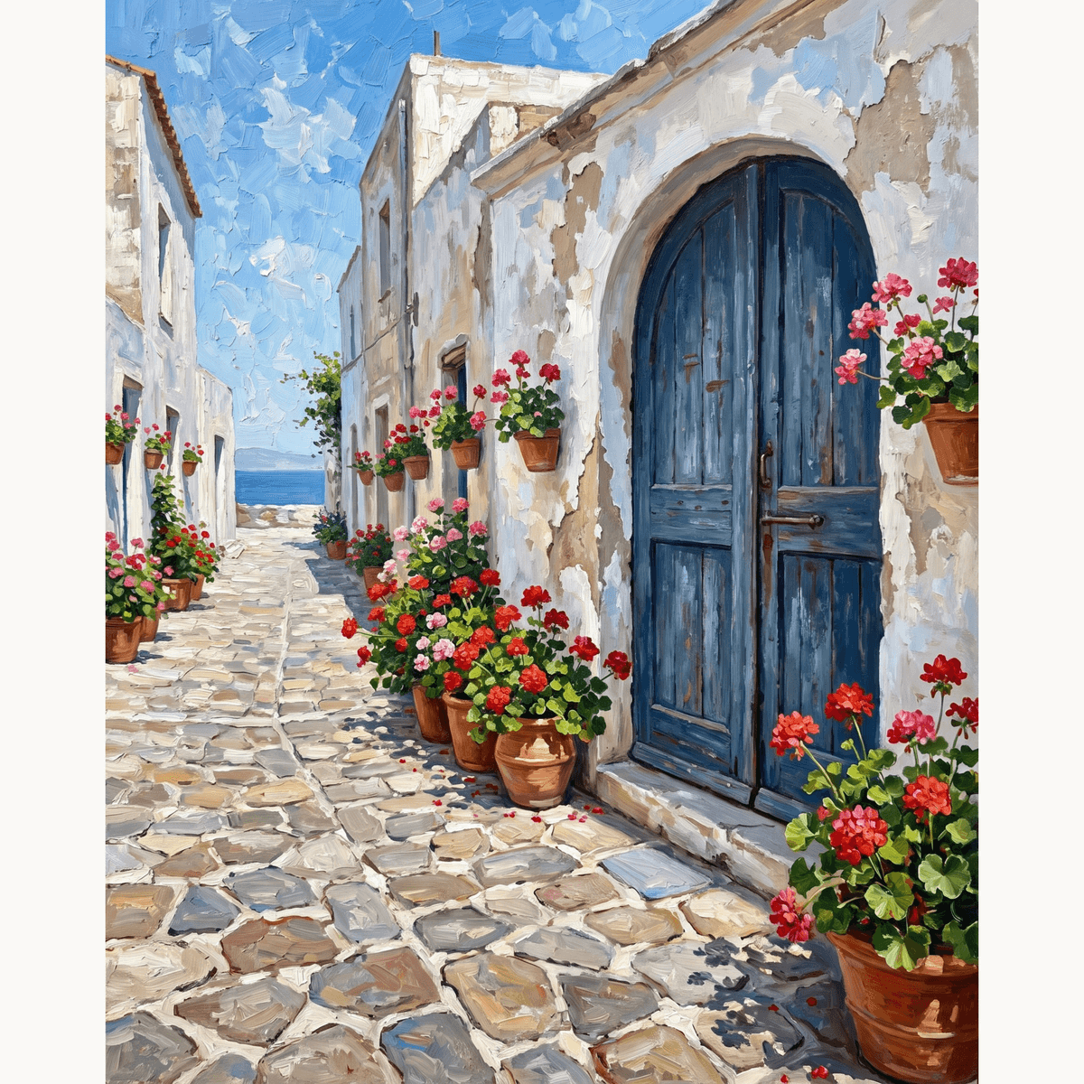 Little Blue Door - Number Artist Paint by Numbers Kits
