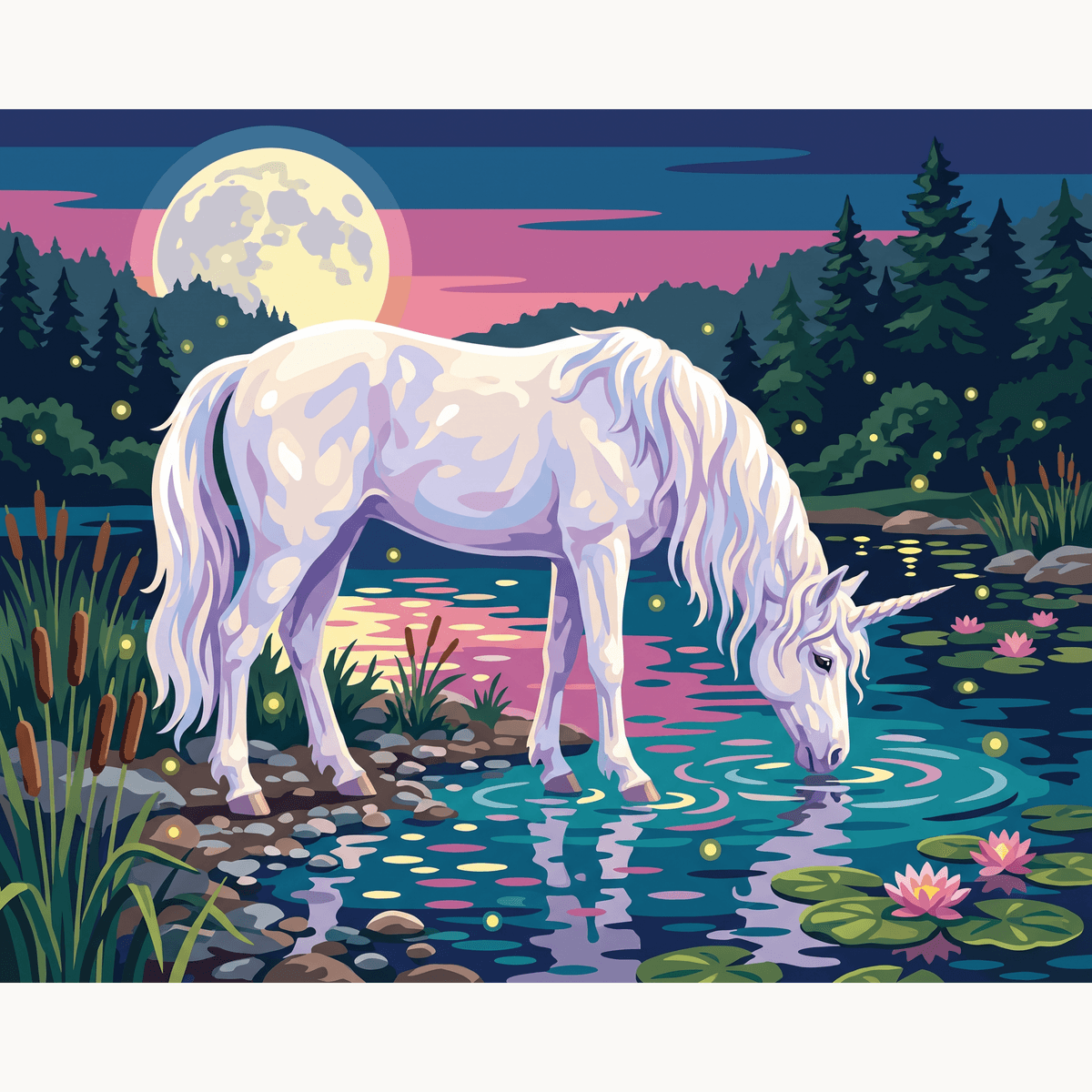 Silver Enchantment - Number Artist Paint by Numbers Kits