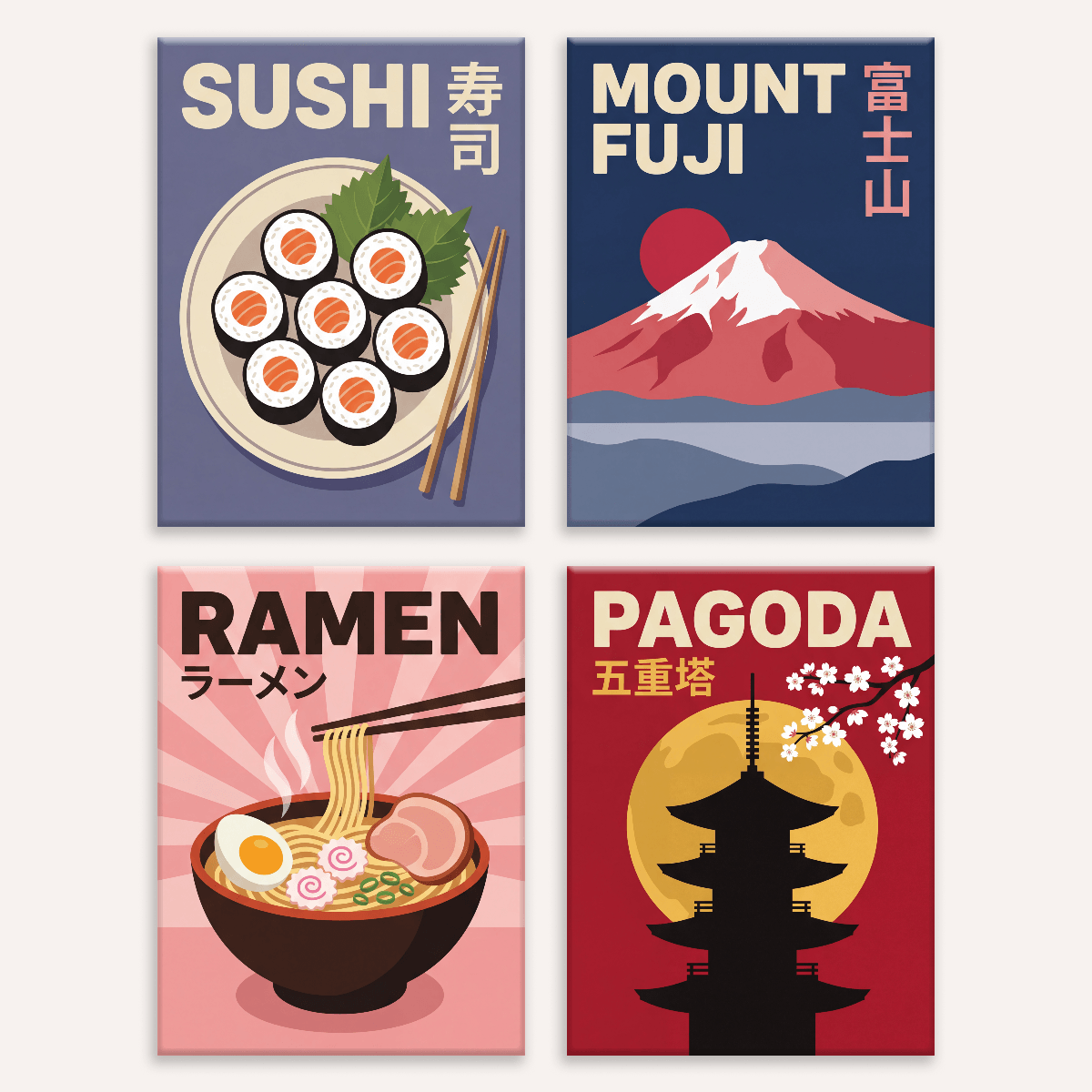 Japan Icons - Number Artist Paint by Numbers Kits
